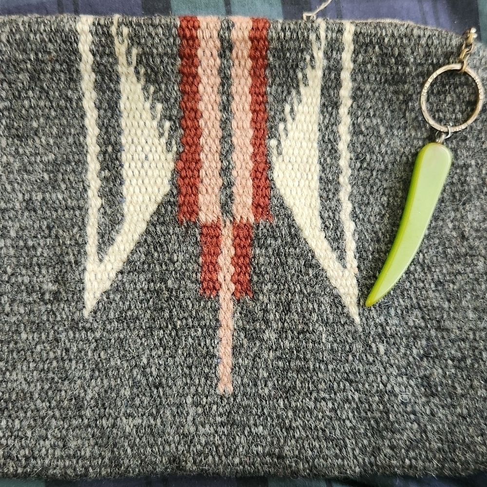 Original Chimayo Purse-Multi-Colored-Hand Woven-Ganscraft